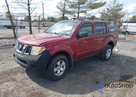 2005 Nissan Pathfinder Xe из США, поврежденный, VIN 5N1AR18WX5C713062